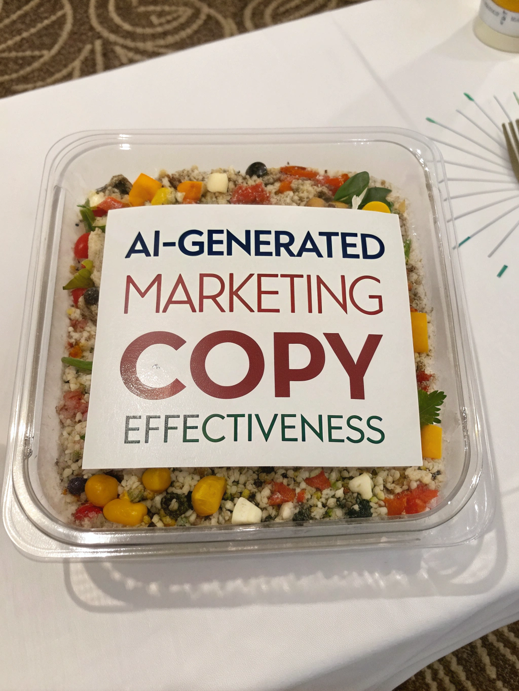 AI-generated marketing copy effectiveness