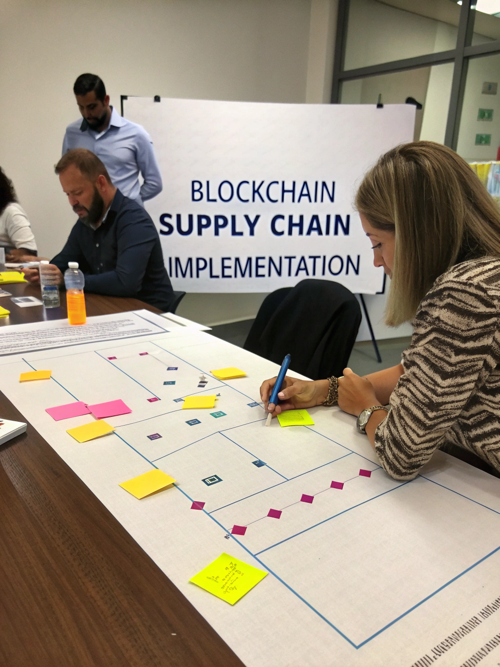 blockchain supply chain implementation