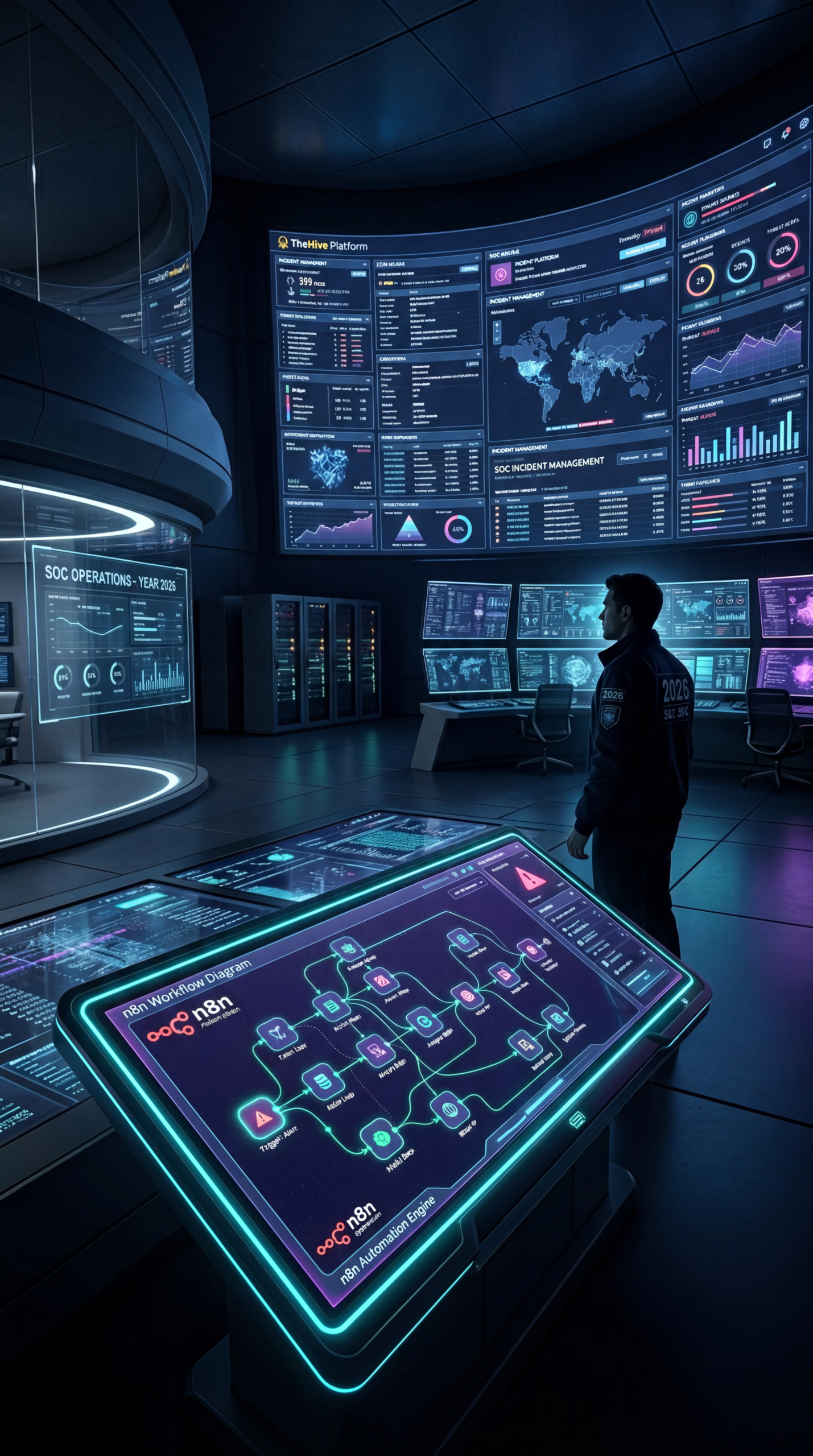 n8n TheHive integration, automate incident response n8n, TheHive API workflow 2026, SOC automation n8n, case management automation