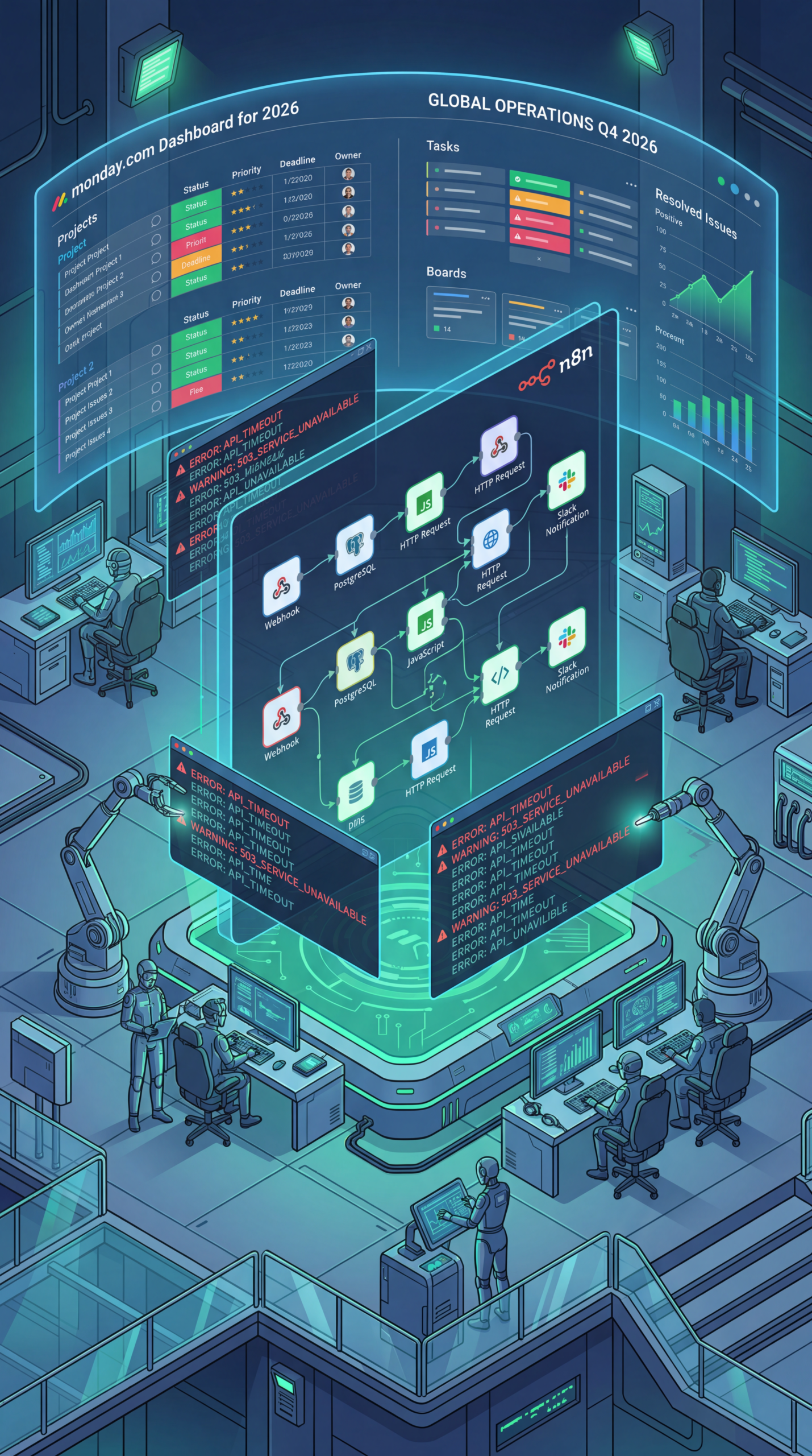 n8n error trigger workflow, monday.com automation logging, n8n monitoring workflow 2026, automate error tracking n8n, n8n stack trace logging